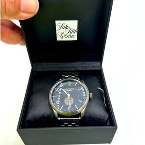 Men’s Nixon, C45 SS stainless steel watch swiss made